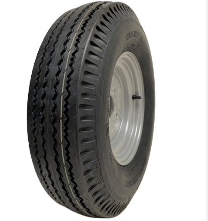 Wheel and Tyre 5.00-10 4 inch PCD 4 Stud