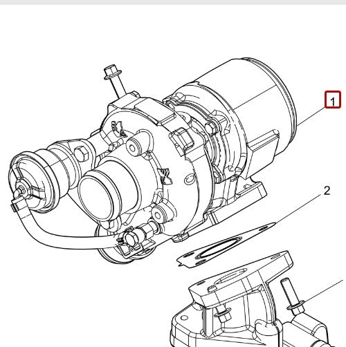 McCormick Turbocharger - 6530041M91/6530041M92