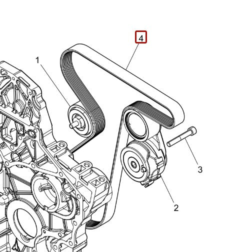 McCormick Alternator/Fan Belt - 6530052M2