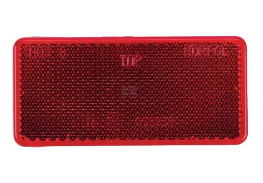 Red Reflector Rectangular - LA75006