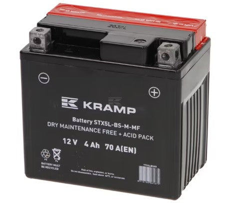 12v Battery 30Ah 300A with Acid Pack - Y60N30LAKR