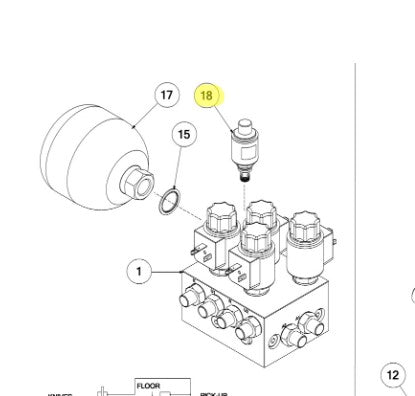 McHale Pressure Sensor 0-250 Bar - CEL01782