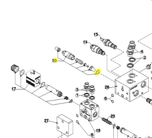 McHale Relief Cartridge Copper Washer - CVA00270