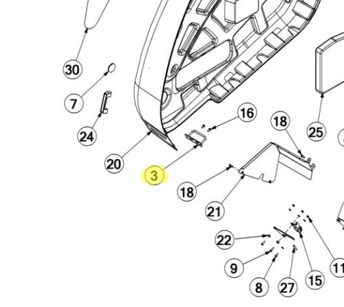 McHale V640/V660 Door Latch - ALA00457