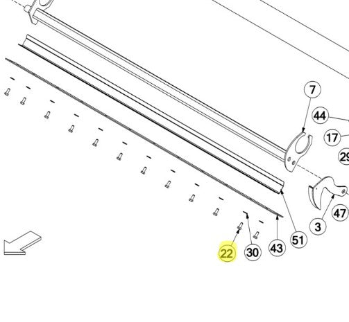 McHale Button Head Bolt - CFA00429
