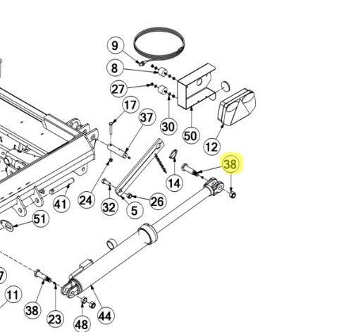 McHale Lift Arm Ram Pin Kit - ALA00008