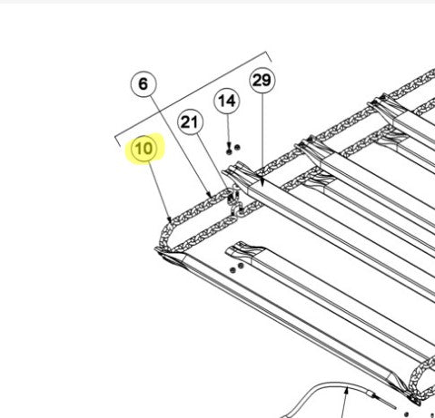 McHale C4 Floor Chain 13 Link - CCH00176