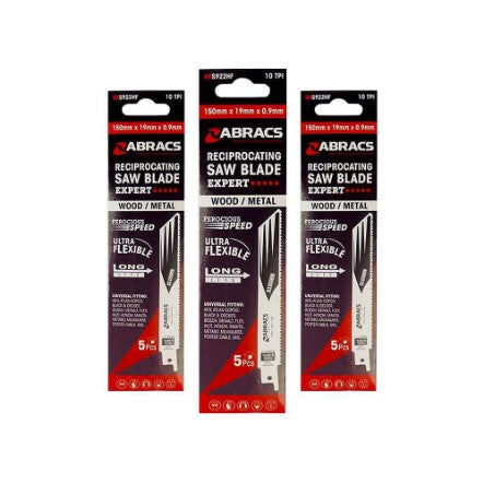 Abracs Reciprocating Saw Blades 5pk - RBS1122VF