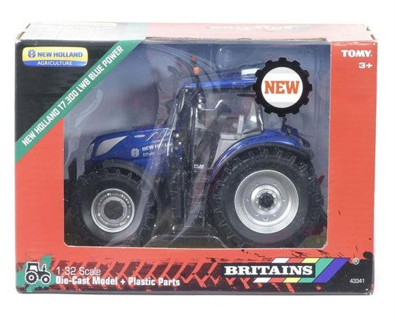 Britains New Holland T7.300 Blue Power Tractor - 43341