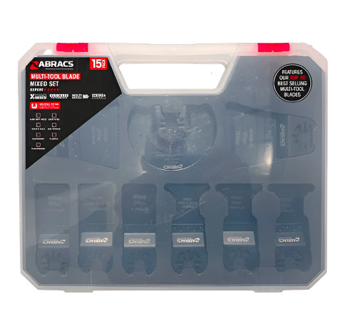 Abracs 15pc Multitool Blade Kit - MTWMSET15