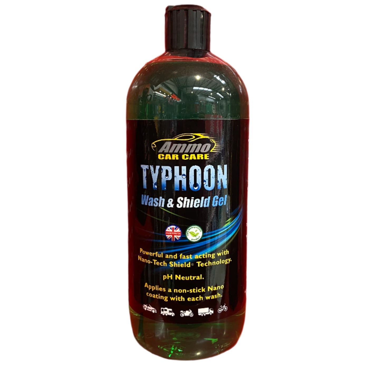 Typhoon Wash and Shield Gel Shampoo 1L