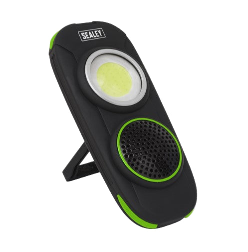 Sealey Rechargeable Torch with Wireless Speaker 10W COB LED - LED50WS