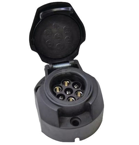 Plastic 7 Pin Trailer Socket