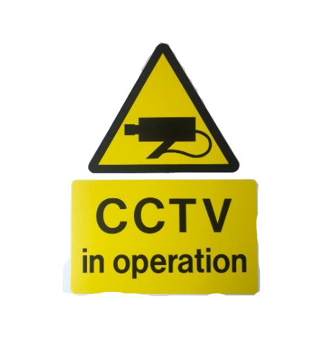 CCTV In Operation Sign - 300x400mm – A B Wight