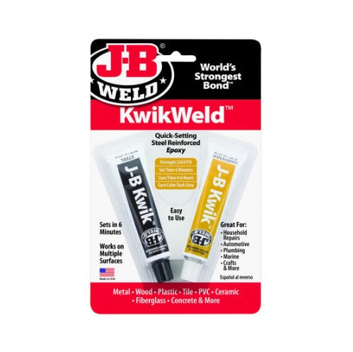 J B KwikWeld™ Epoxy Adhesive (2 x 30ml) - 8276