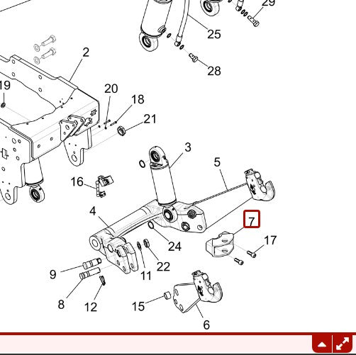McCormick Front Hitch Hook - 712046A1