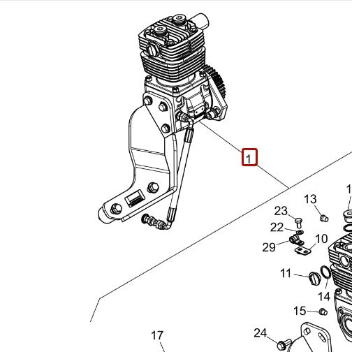 McCormick Air Compressor - 6530886A2/6530886A3