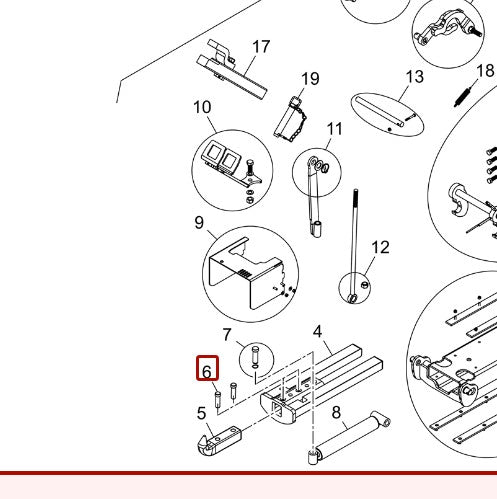 McCormick Hitch Dowel - 6606840A1