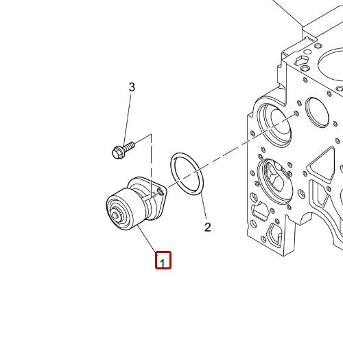 McCormick Engine Water Pump - 710239A1/710239A2