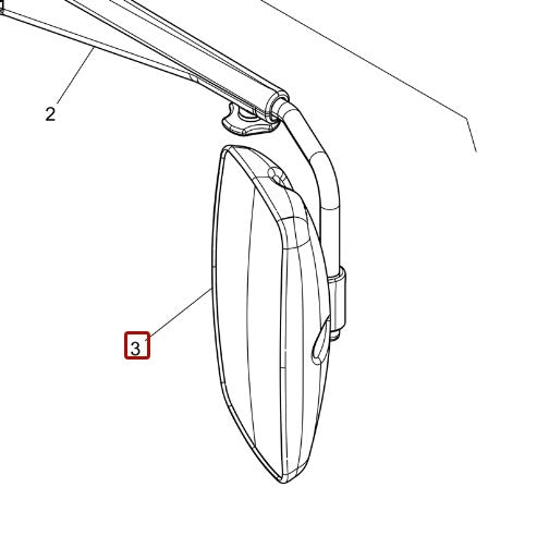 McCormick Mirror Head - 6531071M1