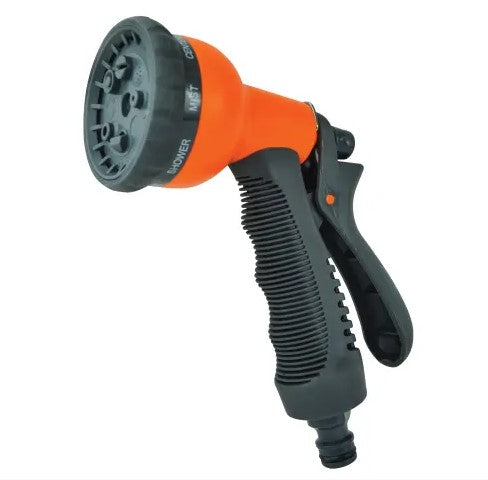 Plastic 8 Pattern Adjustable Spray Gun - FAIHOSESPBUL