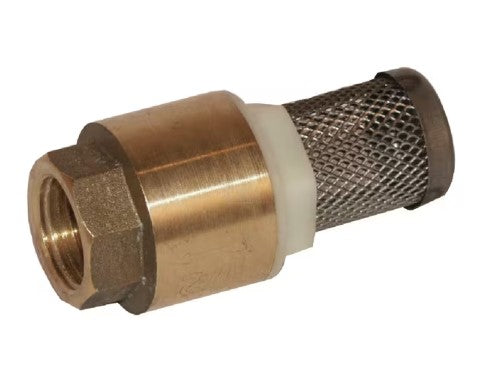 1" Brass Breather Foot Valve