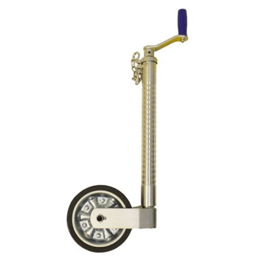 48mm Ribbed Trailer Jockey Wheel - P0475 (Aftermarket)