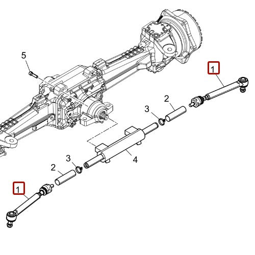 McCormick Track Rod Assembly - 3674326M92