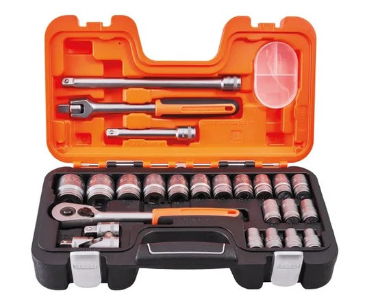 Bahco 1/2in Drive Socket Set (24 Piece) - S240 (XMS24SS12)
