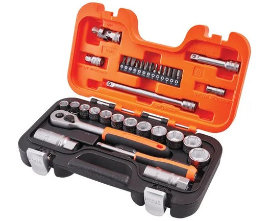 Bahco 3/8in Drive Socket Set (34 Piece) - S330 (XMS24SS38)