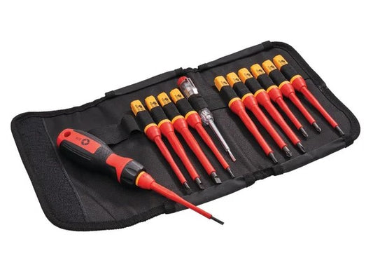 Faithfull 13 Piece Quick Change VDE Screwdriver Set - XMS24VDEKIT
