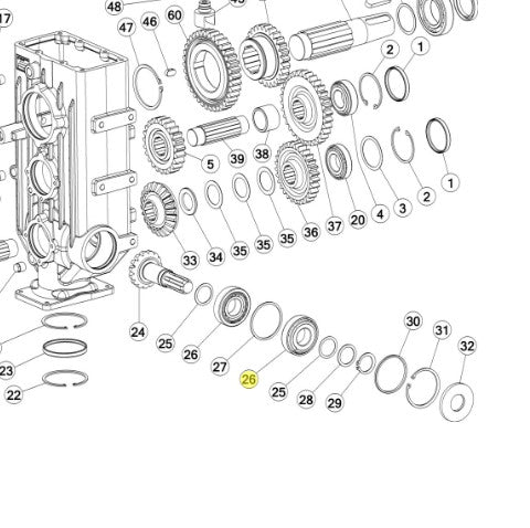McHale C4 Gearbox Bearing - CBR00322