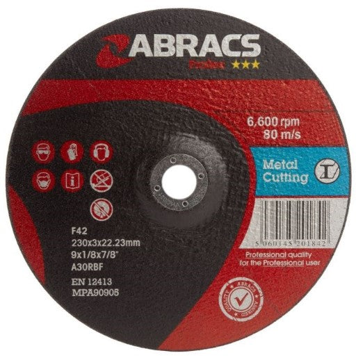 Abracs Proflex Cutting Disc 230 x 3 x 22mm - PF23030DM