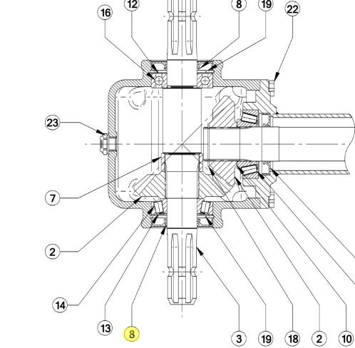 McHale Gearbox Oil Seal - CSE00841