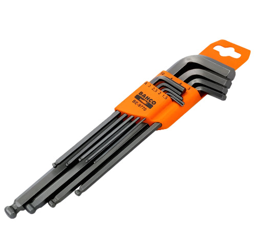 Bahco 9pc Metric Ball End Hex Key Set - 9770