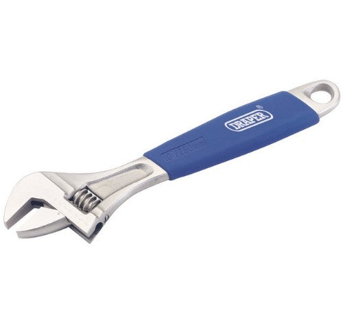 Draper Soft Grip Adjustable Wrench 250mm - 88603