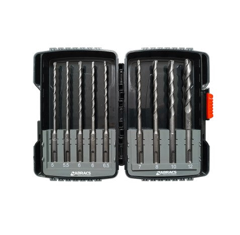 Abracs 9pc SDS+ Masonry Drill Bit Set - DBCSET9