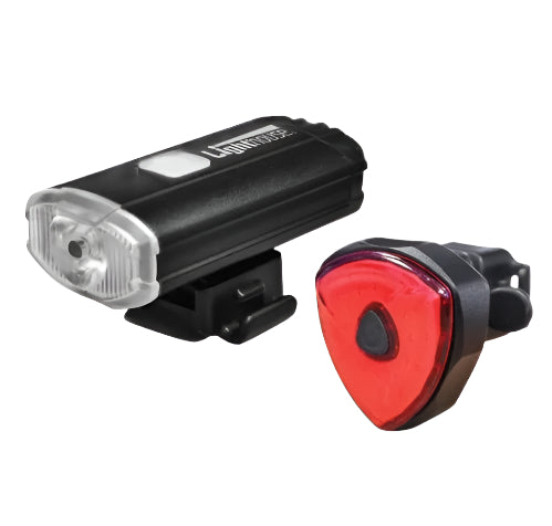 Lighthouse Rechargeable LED Bike Light Set