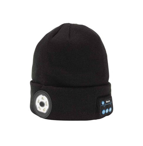 Draper Smart Beanie Torch & Headphones - 28346